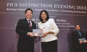 IBF Distinguished Fellow Award from Minister Lawrence Wong