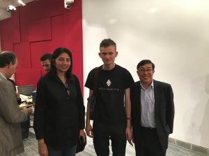 Prof David Lee (and Vitalik Buterin), Singapore 2016